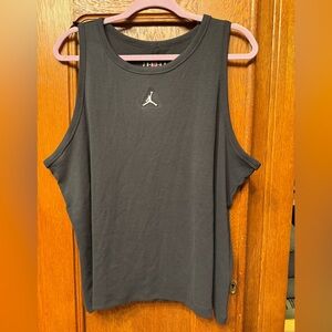 Air Jordan Women’s Black Tank Top 2X Slim Fit NWT